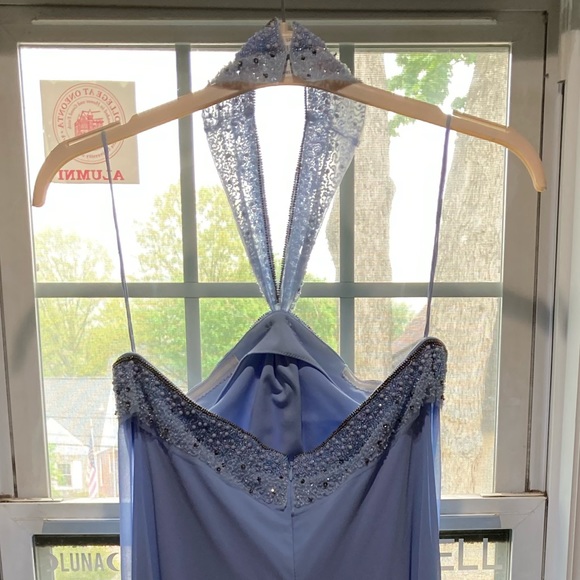 Badgley Mischka Periwinkle Gown - Picture 7 of 10